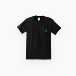 Load image into Gallery viewer, Heavyweight Pocket Tee Black
