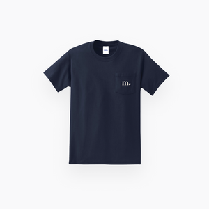 Load image into Gallery viewer, Heavyweight Pocket Tee Navy
